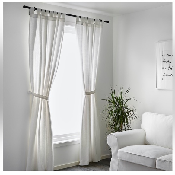 Lenda curtains from Ikea - 2 panel set - 96” - Picture 1 of 5